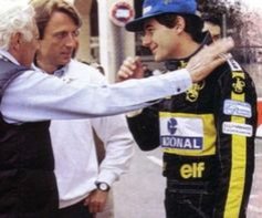 Senna y di Montezemolo