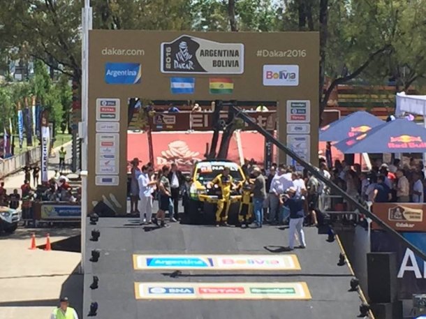 El Renault Duster Dakar Team y Spataro. Prearado, listo...