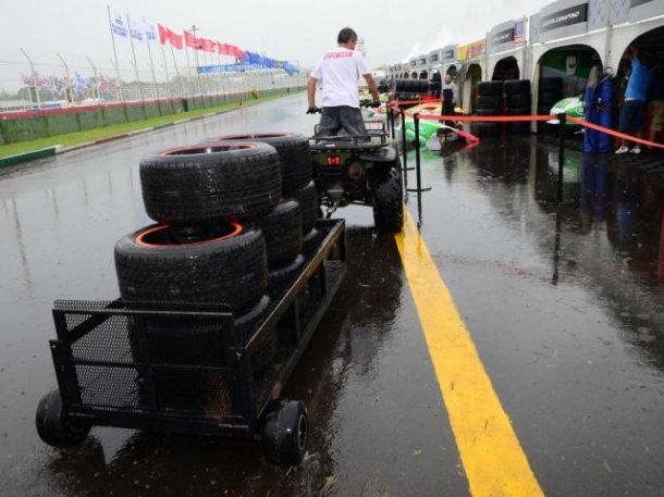 La lluvia entorpeció la actividad del TC. (foto: PrensaPro)