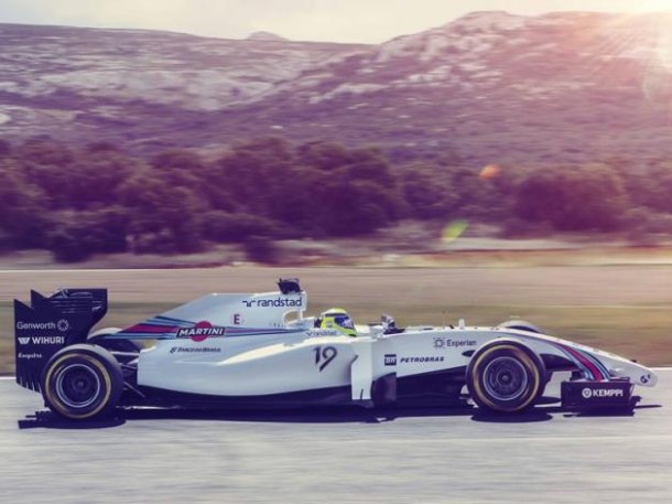 Felipe Massa al volante del nuevo FW36 (foto: Williams Martini Racing)