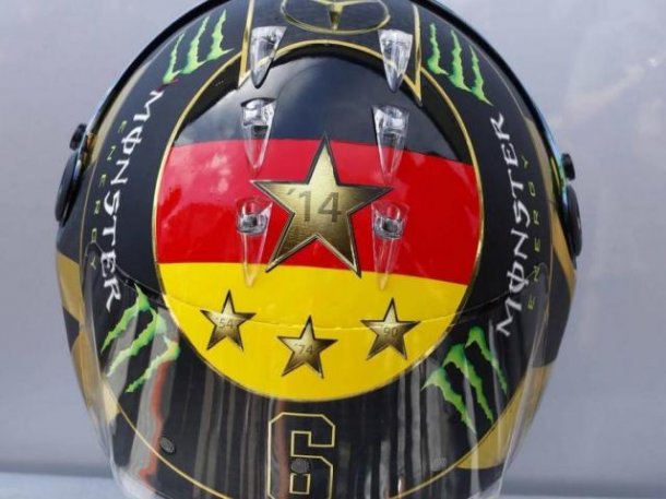 Así lucirá el casco de Rosberg