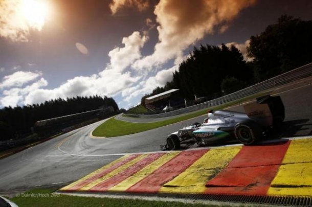 Rosberg en Eau Rouge