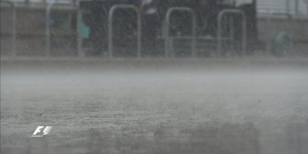 La lluvia fue la vedette del día en Texas 