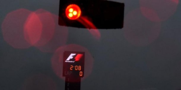 La lluvia hizo que el Sabado sea atipico para F1