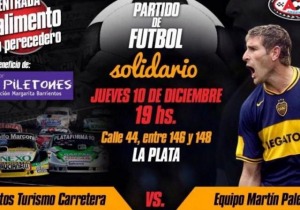 TC: FUTBOL SOLIDARIO CON MARTIN PALERMO 