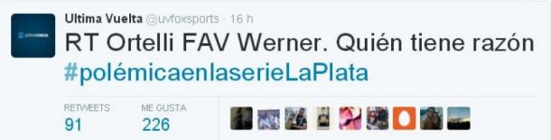 Werner no fue culpable para la gente