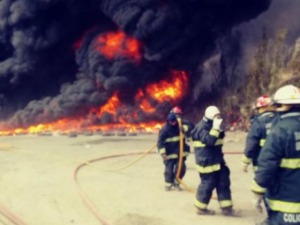 INCENDIO EN EL AUTÓDROMO DE BUENOS AIRES