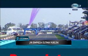 PASO UN NUEVO ULTIMA VUELTA POR LA PANTALLA DE FOX SPORTS