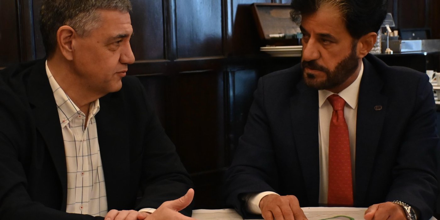 JORGE MACRI SE REUNIÓ CON MOHAMED BEN SULAYEM 